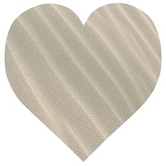 Sand Waves Wooden Puzzle Heart by artworkshop