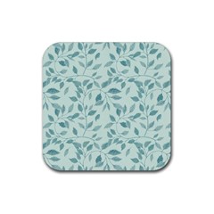 Seamless Foliage Rubber Coaster (square) by artworkshop