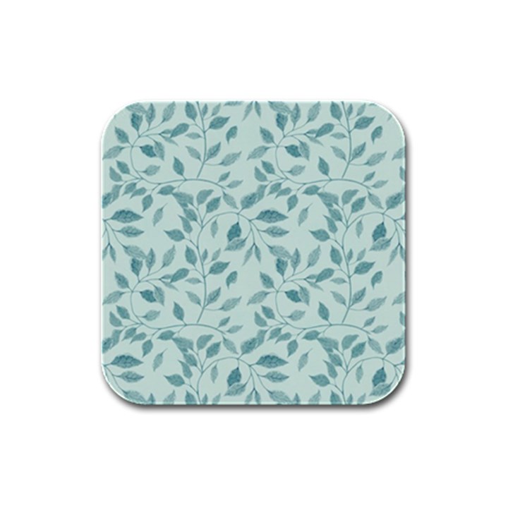 Seamless Foliage Rubber Square Coaster (4 pack)