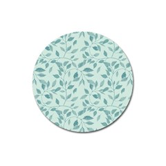 Seamless Foliage Magnet 3  (round) by artworkshop