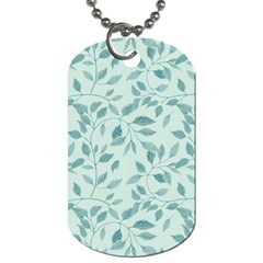 Seamless Foliage Dog Tag (one Side) by artworkshop