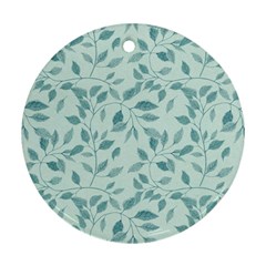 Seamless Foliage Round Ornament (two Sides)