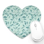 Seamless Foliage Heart Mousepads Front