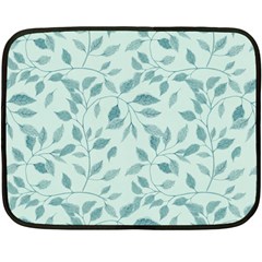 Seamless Foliage Double Sided Fleece Blanket (mini)  by artworkshop