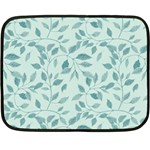 Seamless Foliage Double Sided Fleece Blanket (Mini)  35 x27  Blanket Back