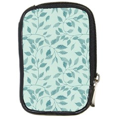 Seamless Foliage Compact Camera Leather Case by artworkshop