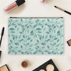 Seamless Foliage Cosmetic Bag (large) by artworkshop