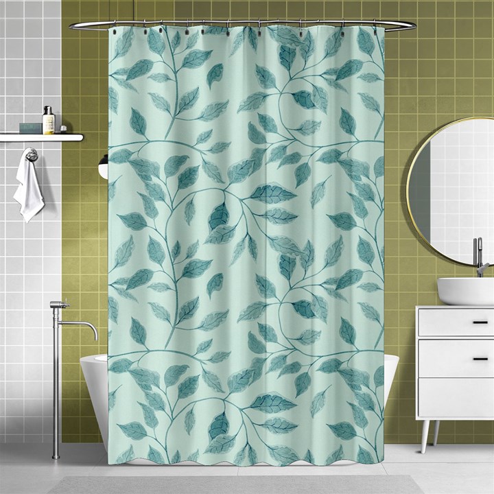 Seamless Foliage Shower Curtain 48  x 72  (Small) 