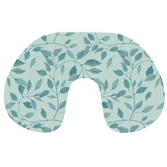 Seamless Foliage Travel Neck Pillow by artworkshop