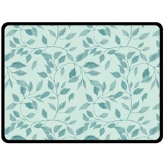 Seamless Foliage Double Sided Fleece Blanket (large)  by artworkshop