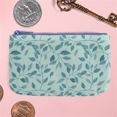 Seamless Foliage Large Coin Purse by artworkshop