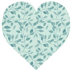 Seamless Foliage Wooden Puzzle Heart by artworkshop