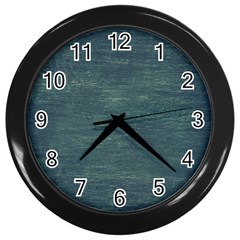 Wooden Wall Wall Clock (black) by artworkshop