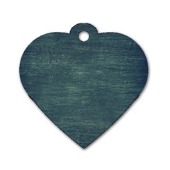 Wooden Wall Dog Tag Heart (one Side) by artworkshop