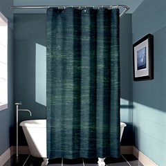 Wooden Wall Shower Curtain 36  X 72  (stall)  by artworkshop