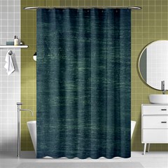 Wooden Wall Shower Curtain 48  X 72  (small)  by artworkshop