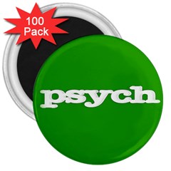 Psych 3  Magnets (100 Pack) by nate14shop