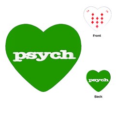 Psych Playing Cards Single Design (heart)