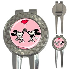 Baloon Love Mickey & Minnie Mouse 3-in-1 Golf Divots by nate14shop