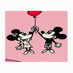 Baloon Love Mickey & Minnie Mouse Small Glasses Cloth by nate14shop