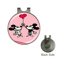 Baloon Love Mickey & Minnie Mouse Hat Clips With Golf Markers by nate14shop