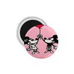 Baloon Love Mickey & Minnie Mouse 1.75  Magnets Front