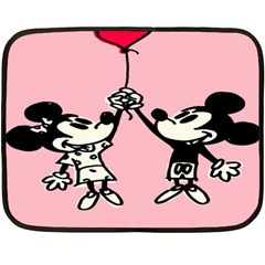 Baloon Love Mickey & Minnie Mouse Fleece Blanket (mini) by nate14shop