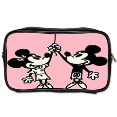 Baloon Love Mickey & Minnie Mouse Toiletries Bag (two Sides) by nate14shop