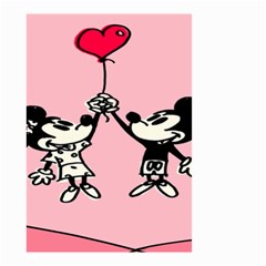 Baloon Love Mickey & Minnie Mouse Small Garden Flag (two Sides) by nate14shop