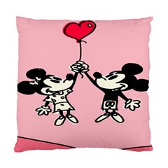 Baloon Love Mickey & Minnie Mouse Standard Cushion Case (two Sides) by nate14shop