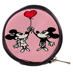 Baloon Love Mickey & Minnie Mouse Mini Makeup Bag by nate14shop