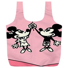 Baloon Love Mickey & Minnie Mouse Full Print Recycle Bag (xl) by nate14shop