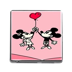 Baloon Love Mickey & Minnie Mouse Memory Card Reader (square 5 Slot) by nate14shop