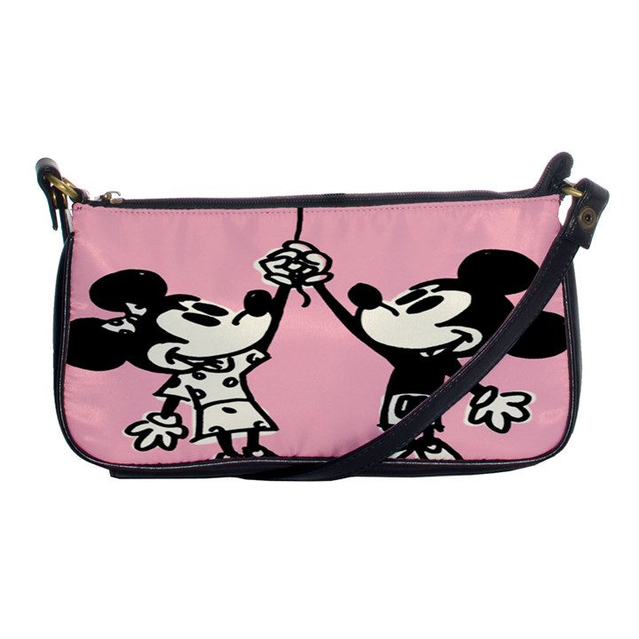 Baloon Love Mickey & Minnie Mouse Shoulder Clutch Bag