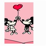 Baloon Love Mickey & Minnie Mouse Large Garden Flag (Two Sides) Front