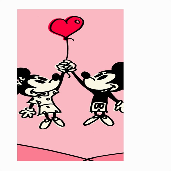 Baloon Love Mickey & Minnie Mouse Large Garden Flag (Two Sides)