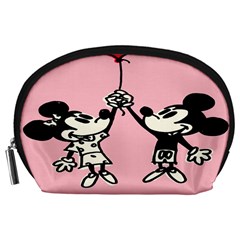 Baloon Love Mickey & Minnie Mouse Accessory Pouch (large) by nate14shop