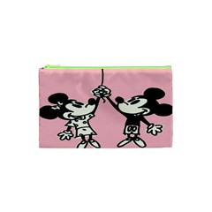 Baloon Love Mickey & Minnie Mouse Cosmetic Bag (xs) by nate14shop