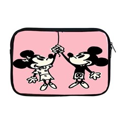 Baloon Love Mickey & Minnie Mouse Apple Macbook Pro 17  Zipper Case by nate14shop