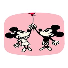 Baloon Love Mickey & Minnie Mouse Mini Square Pill Box by nate14shop