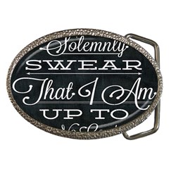 I Solemnly Swear Harry Potter Belt Buckles by nate14shop