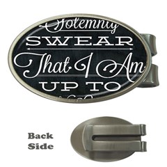 I Solemnly Swear Harry Potter Money Clips (oval)  by nate14shop