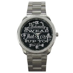 I Solemnly Swear Harry Potter Sport Metal Watch by nate14shop