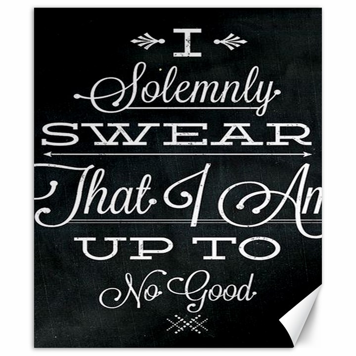 I Solemnly Swear Harry Potter Canvas 20  x 24 