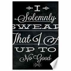 I Solemnly Swear Harry Potter Canvas 24  X 36  by nate14shop