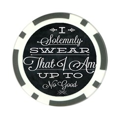 I Solemnly Swear Harry Potter Poker Chip Card Guard by nate14shop