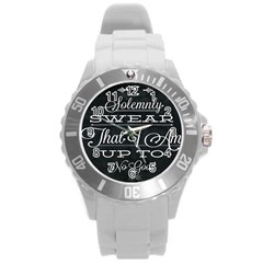 I Solemnly Swear Harry Potter Round Plastic Sport Watch (l) by nate14shop