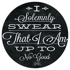 I Solemnly Swear Harry Potter Round Trivet by nate14shop