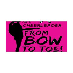 Bow To Toe Cheer Pink Yoga Headband by nate14shop