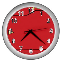 Pokedex Wall Clock (Silver)